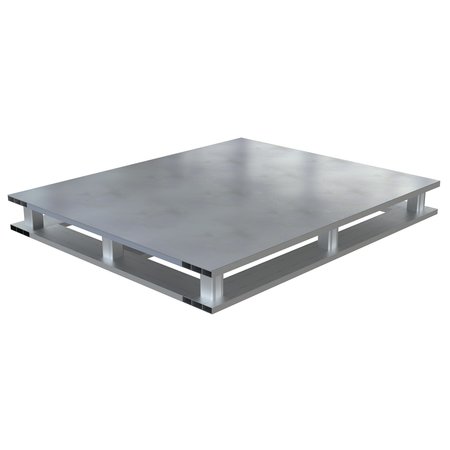 Vestil Aluminum Pallet, 47.875 in L, 40 in W, 5.0625 H AP-ST-4048-4W